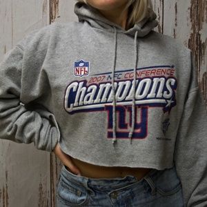 COMFY VINTAGE NFL Sweatshirt Crop Top
